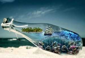 Boat in a bottle diamond art