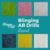 Blinging AB Round Drills DMC Colours
