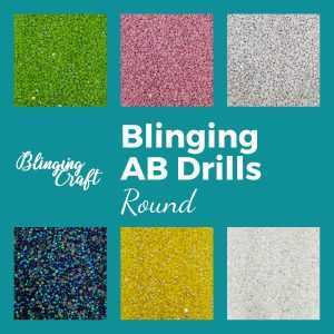 Blinging AB Round Drills DMC Colours
