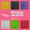 Blinging AB Square Drills DMC Colours