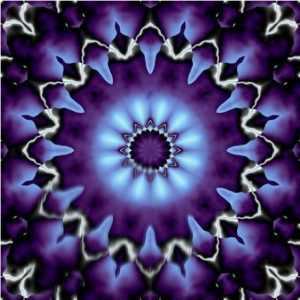 Purple Geometric Shape Round Diamond painting kit