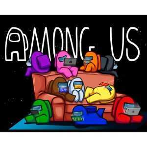 Among Us Gaming Couch Diamond Painting Kit